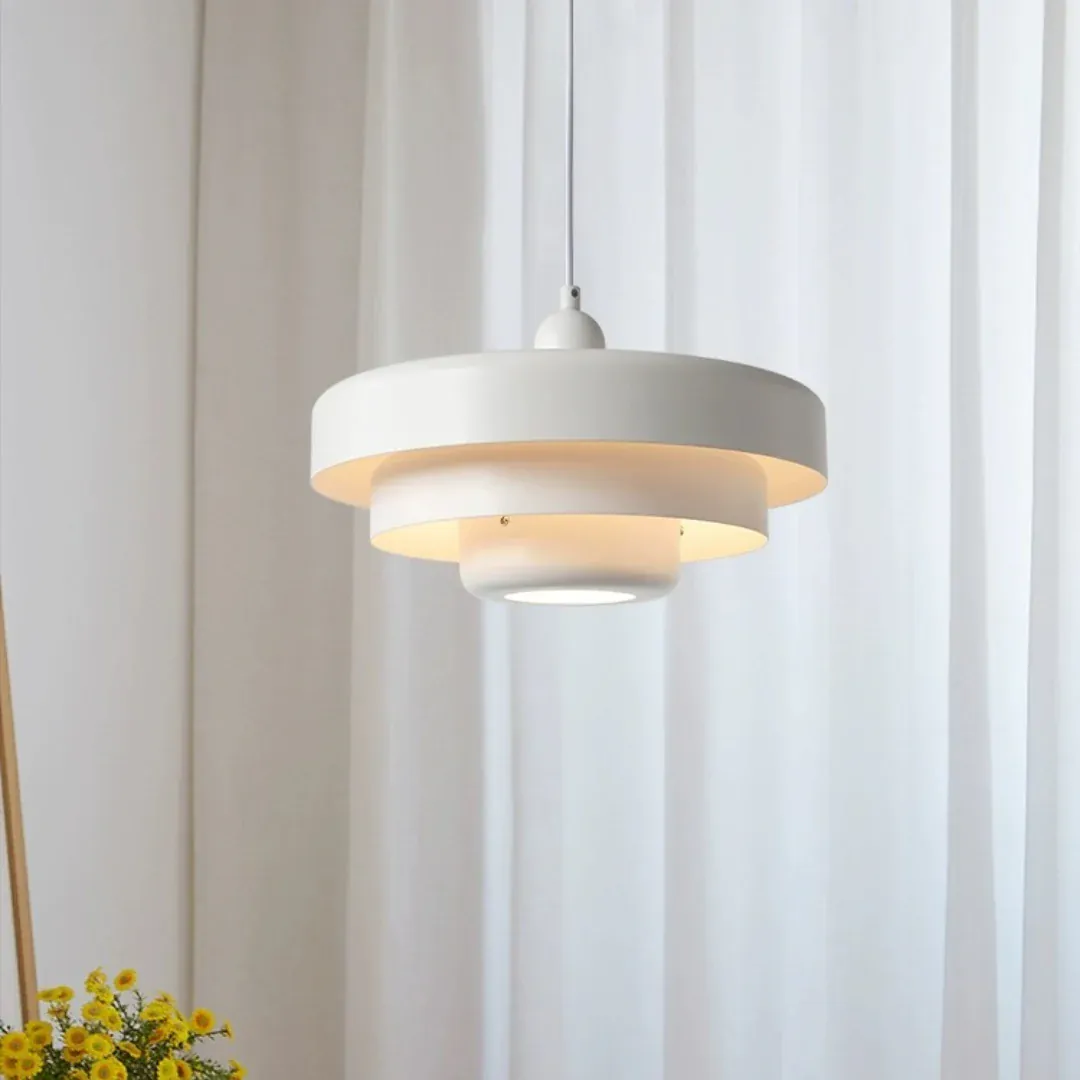Bauhaus Three-Tier Iron Pendant Light - Image 13