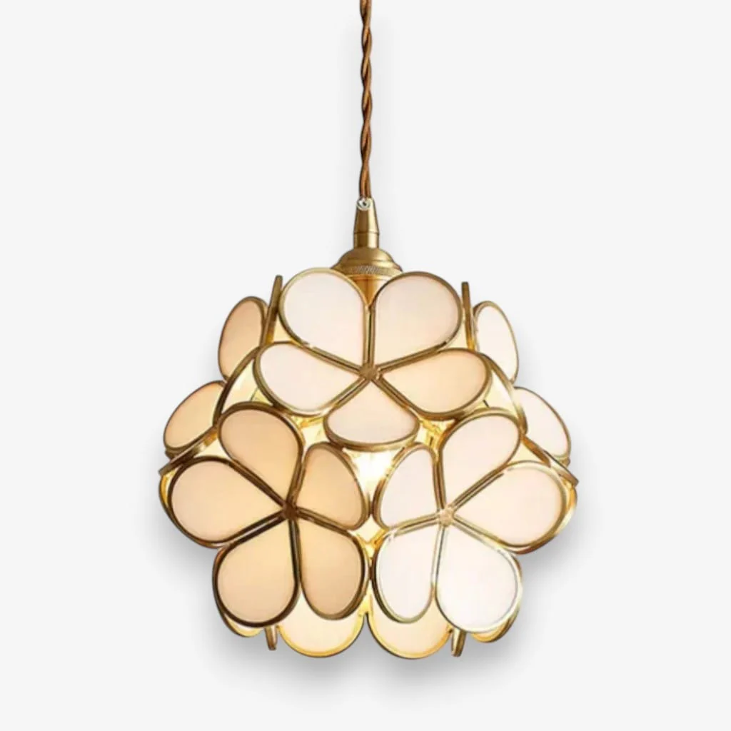 Flora Flower Stained Glass Pendant Light - Image 18