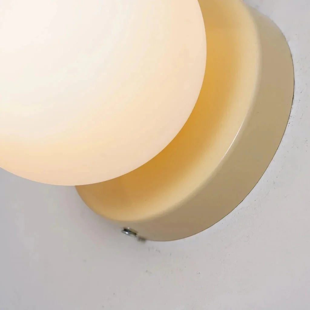 Nordic Spherical LED Wall Lamp - Iron Base - Image 4
